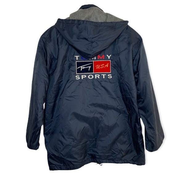 VINTAGE TOMMY HILFIGER TOMMY USA SPORTS HOODED JACKET RARE SIZE M - Picture 3 of 12